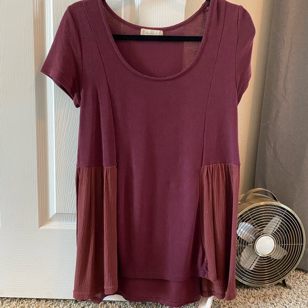 Altar’d State Maroon Top